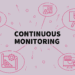 compliance monitoring illustrated with text and icons