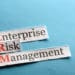 Enterprise risk management typed on paper scraps