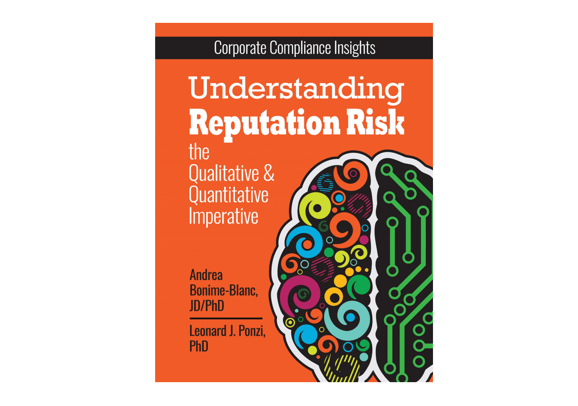 Understanding Reputation Risk ebook cover by bonime