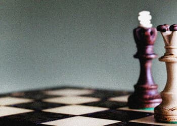 chess board risk oversight concept