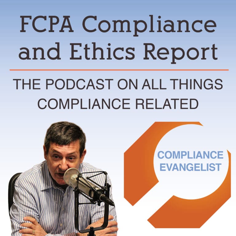 fcpa compliance report podcast album cover