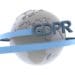 illustration of GDPR circling the globe
