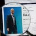 magnifying glass on photo of Jeff Bezos