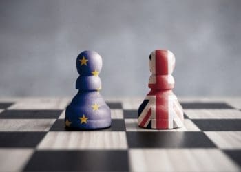 brexit chess strategy concept