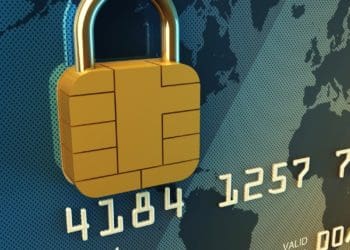 credit card chip as padlock