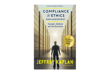 Jeff Kaplan's book cover for compliance and ethics risk assessments