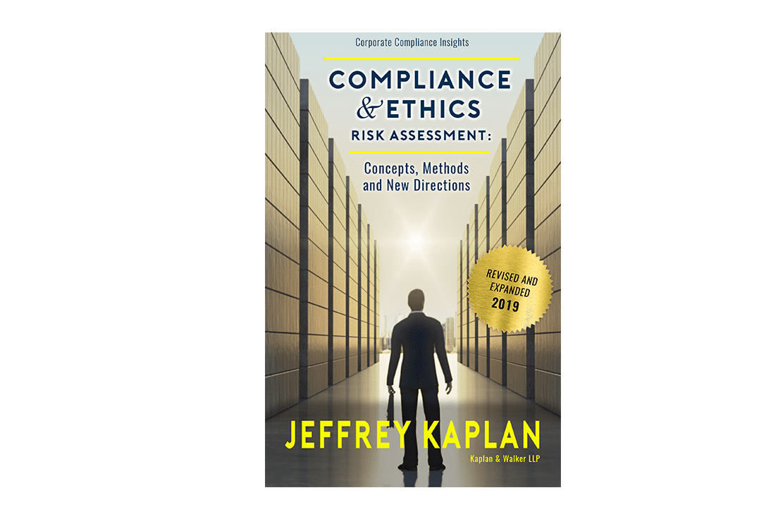 Jeff Kaplan's book cover for compliance and ethics risk assessments