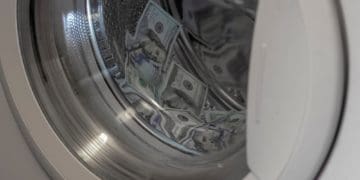 hundred dollar bills in washing machine