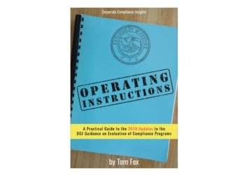 Operating Instructions: Guide to the 2019 Updates to the DOJ Guidance