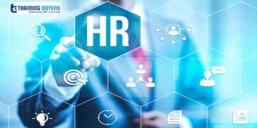 pushing buttons on a screen, one says "HR"