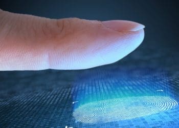 screen scanning finger for print
