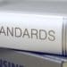 thick hardbound book of standards