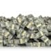giant pile of bundled American currency