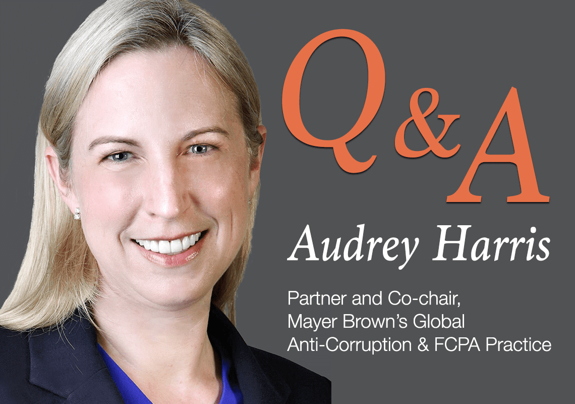 Interview graphic for audrey Harris