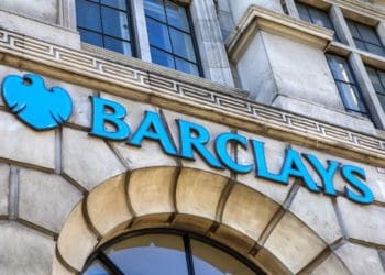 barclays sign on stone building