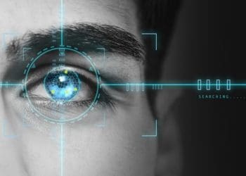 biometric security scan, iris scan