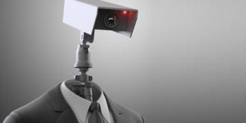 robotic security camera - automated surveillance