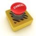 red emergency cancel button