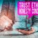 pink speech bubble trust ethics honesty conduct