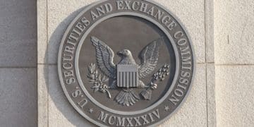 SEC plaque on federal building