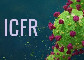 icfr beside magnified coronarvirus