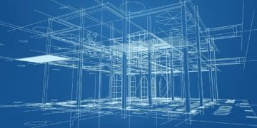 blueprint of building