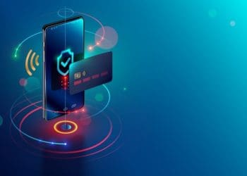 illustration of internet banking, payment security