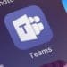 con of the mobile app Microsoft Teams from Microsoft Corporation on an iPhone