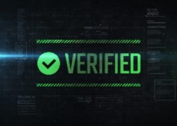 verified message in green on black screen