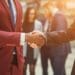 business partners shaking hands