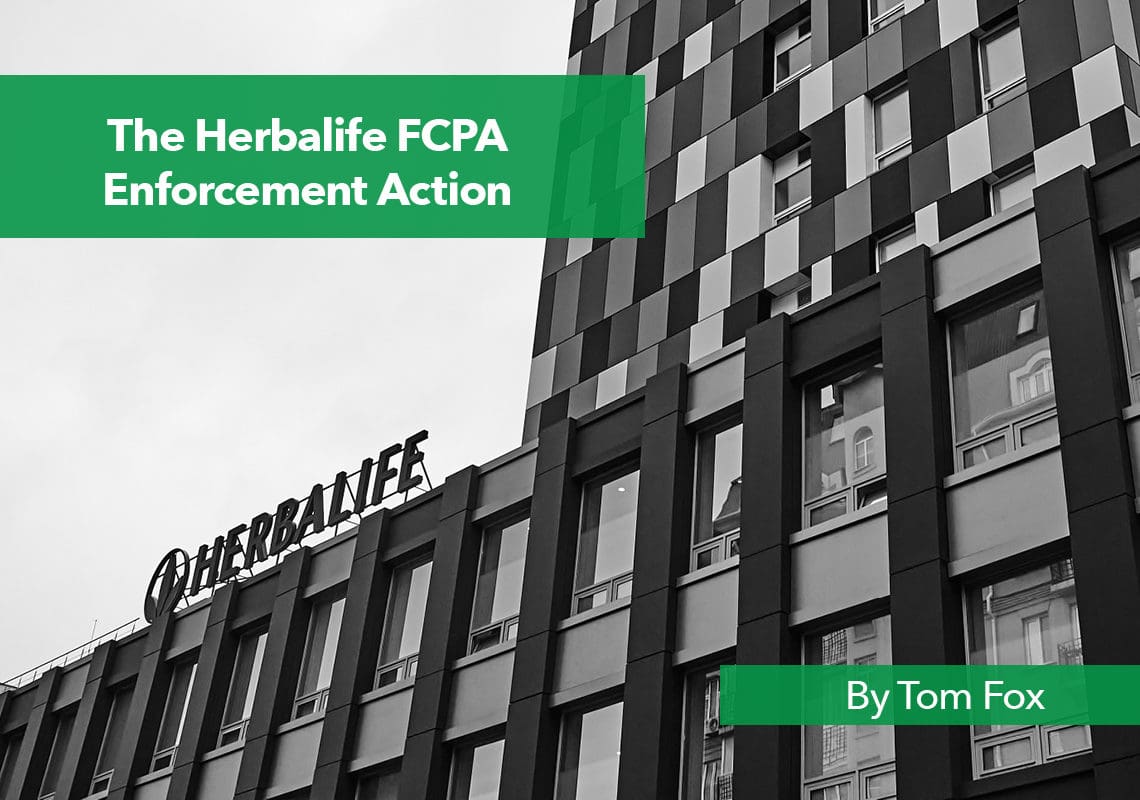 The Herbalife FCPA Enforcement Action
