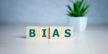 bias spelled in wooden blocks