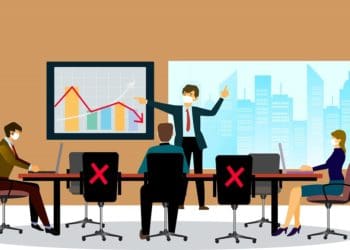 business meeting lifestyle after pandemic covid-19