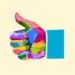 colorful thumbs up