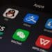 folder of Chinese apps blacklisted in the US (QQ, Alipay, CamScanner, WeChat, SHAREit, WPS Office)