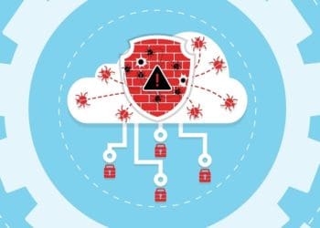 cyber attack malware encrypted files and lock on cloud