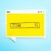 yellow job search box speech bubble