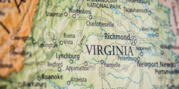 Map of Virginia