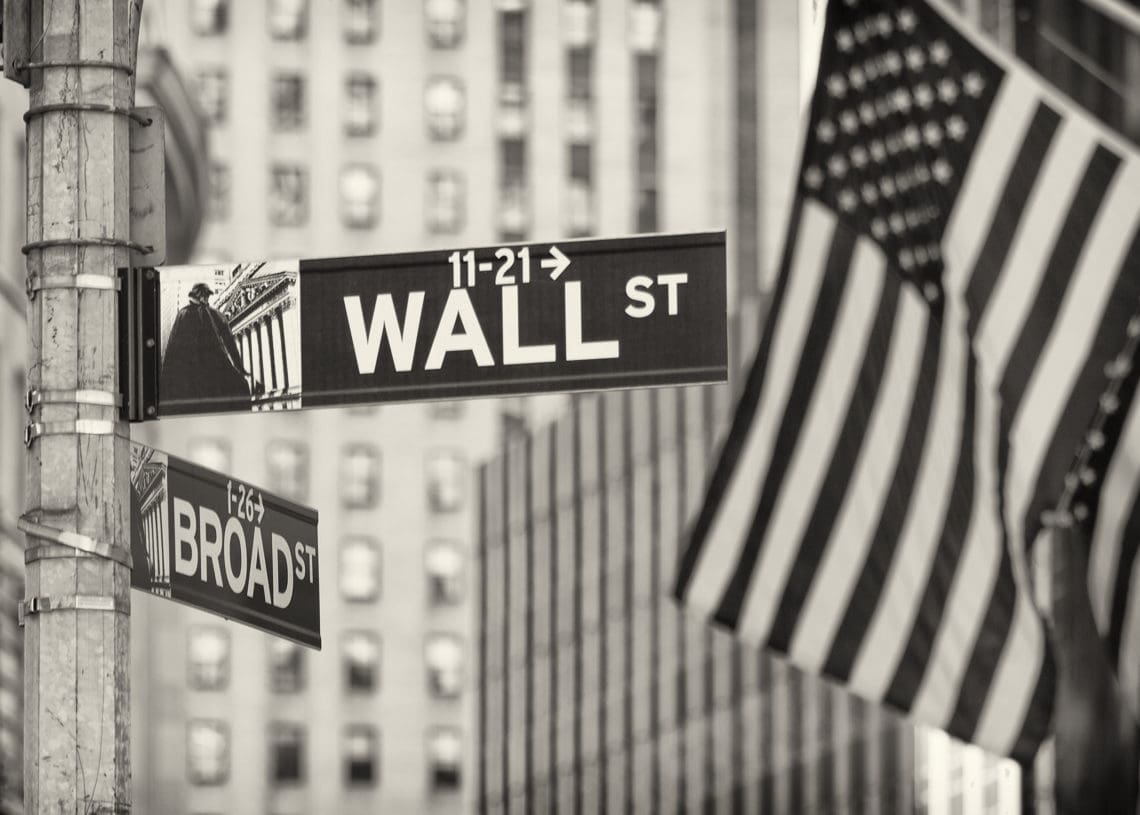 Wall Street in New York
