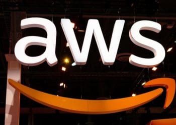 large Amazon Web Services (AWS) sign