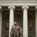 Exterior of US Treasury, agency of FinCEN