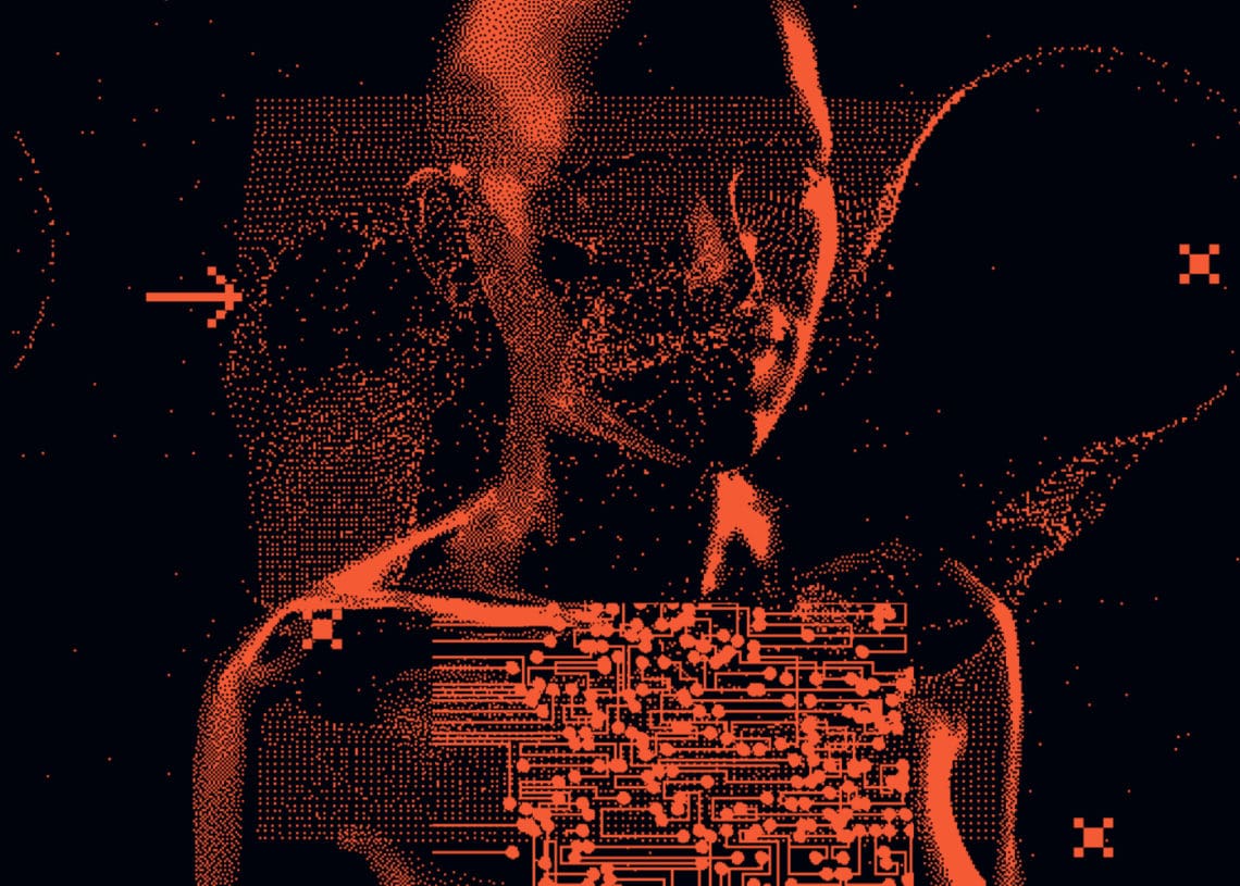 Abstract design of AI in hiring
