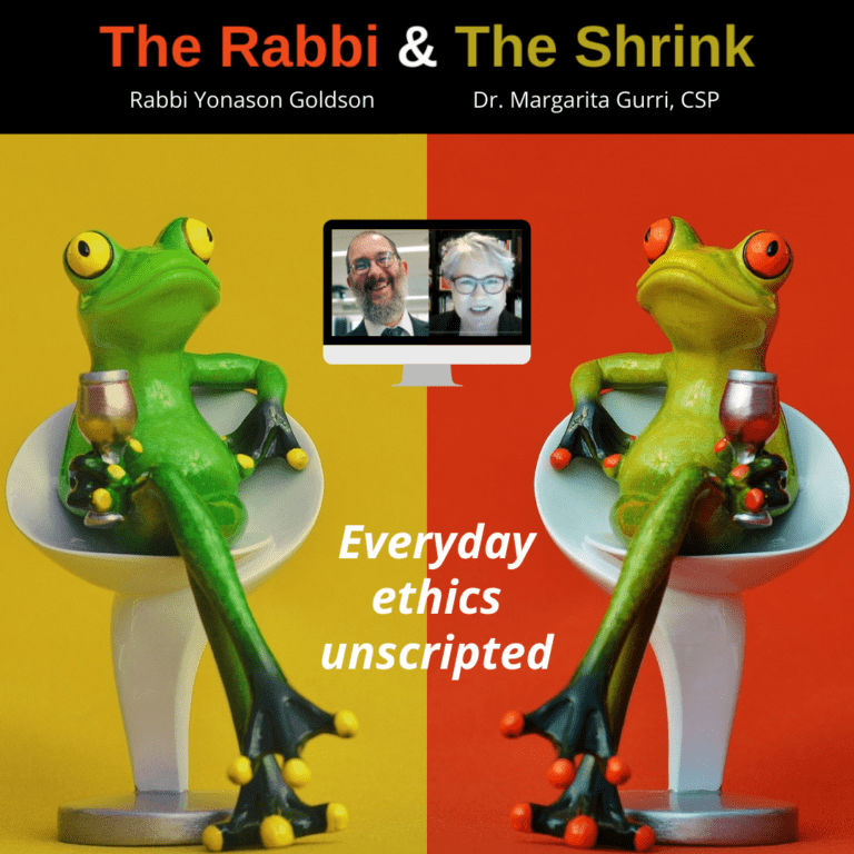 The Rabbi and the Shrink: everyday ethics unscripted