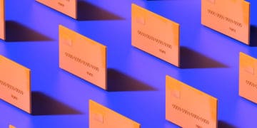 abstract 3d render of credit cards, which are governed by PCI DSS 4.0