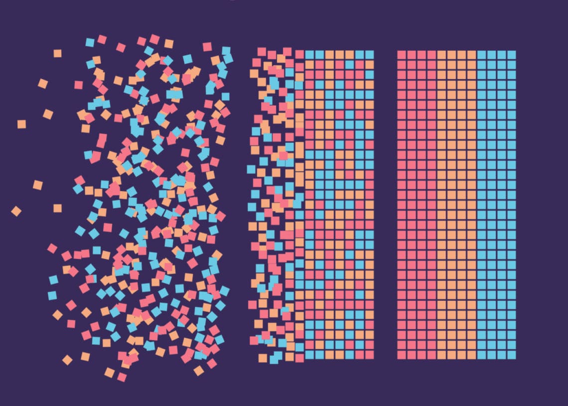 a graphic visualization of big data analysis