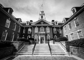 Delaware state capitol building in Dover.