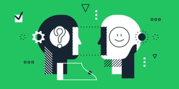 Illustration concept of emotional intelligence