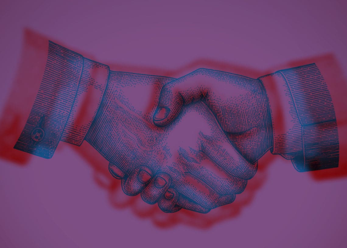 illustration of two hands shaking