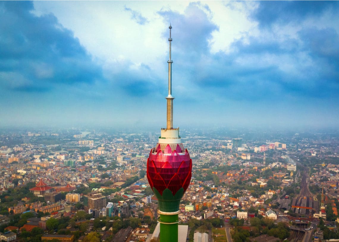 Lotus Tower in Colombo Sri Lanka