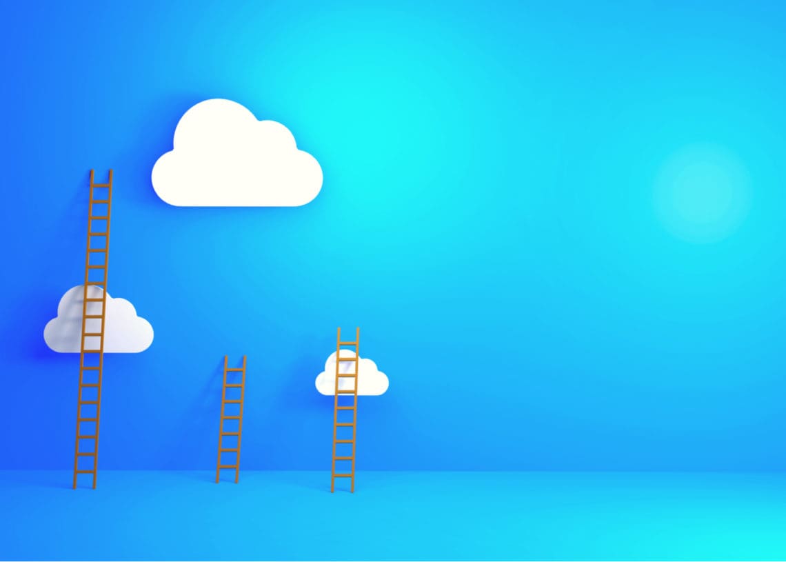 ladders are mismatched to reach certain clouds